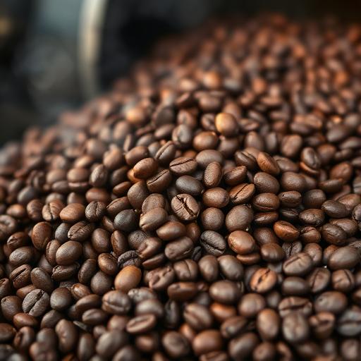 Close-up of roasted coffee beans symbolizing routine and consistency
