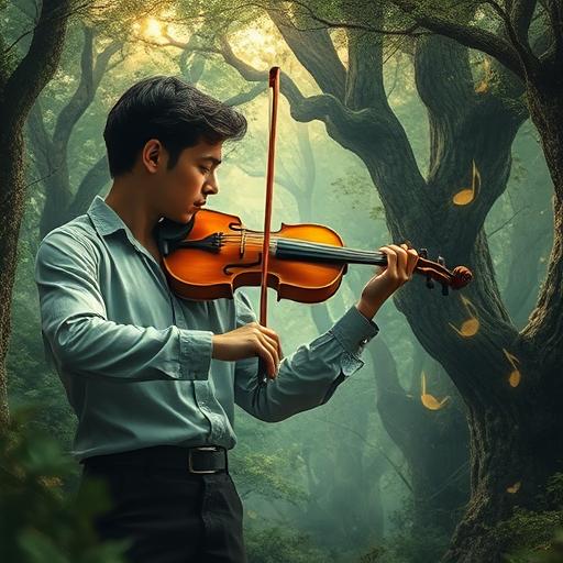 Musician building resilience through practice