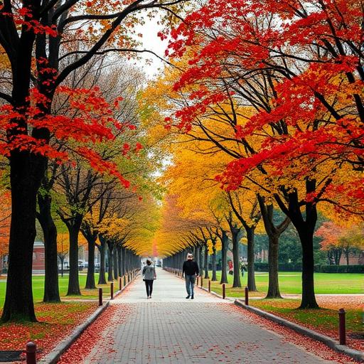 Tree-lined walkway representing sustainable adaptability
