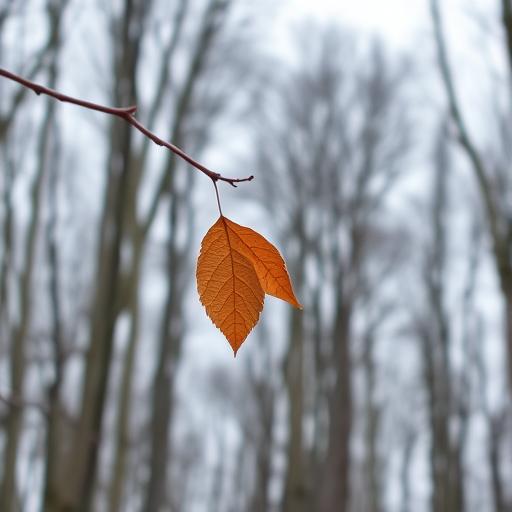 Autumn leaf symbolizing the power of small consistent habits