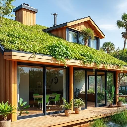 Modern sustainable home symbolizing growth and accountability