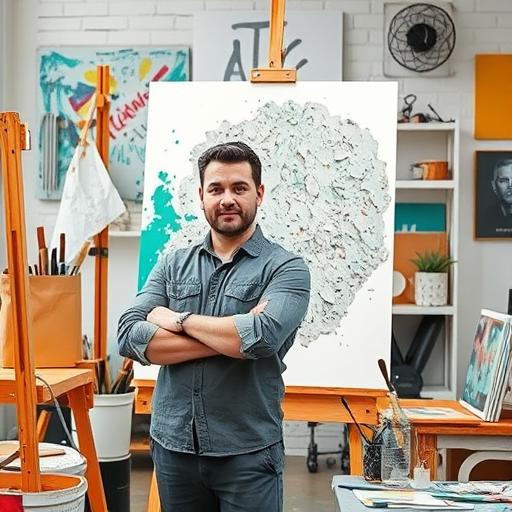 Creative workspace with supportive collaborators