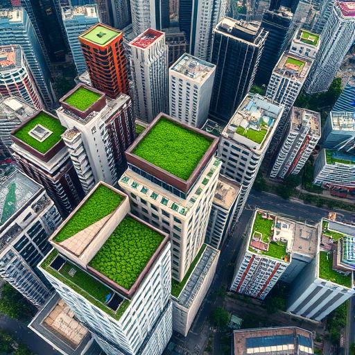 A vibrant city view symbolizing vitality