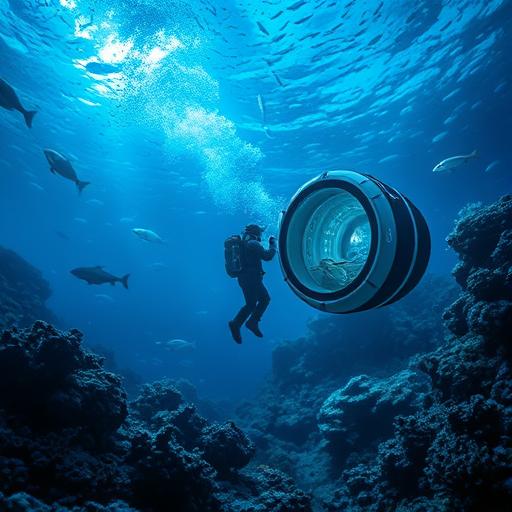 Deep ocean explorer exemplifying resilience in challenging environments