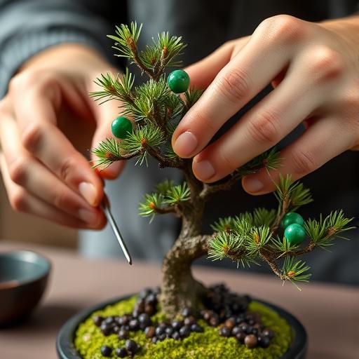 A close-up of a bonsai artist symbolizing the balance between work and leisure