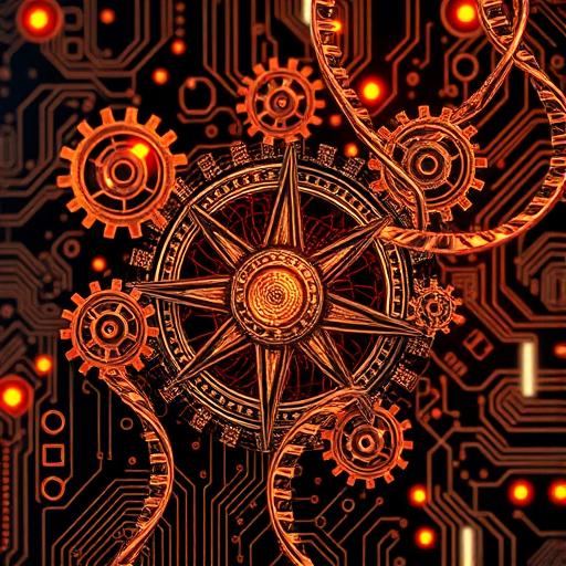 Abstract gears symbolizing overcoming challenges