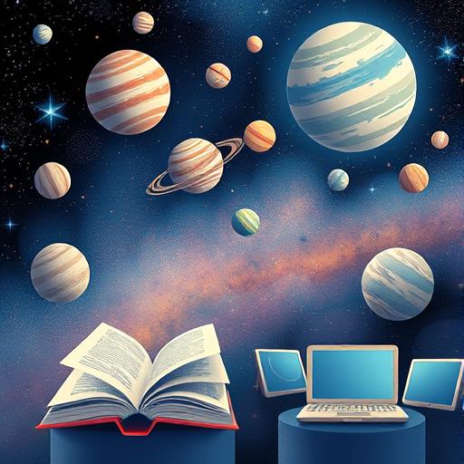 Cosmic illustration representing supportive environments.