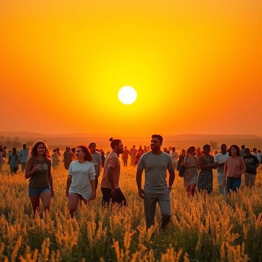 Golden sunset over an expansive field symbolizing limitless potential
