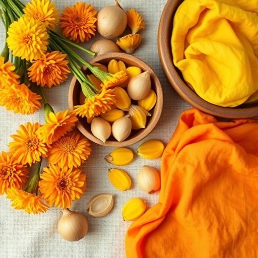 Fresh marigold flowers symbolizing resilience.