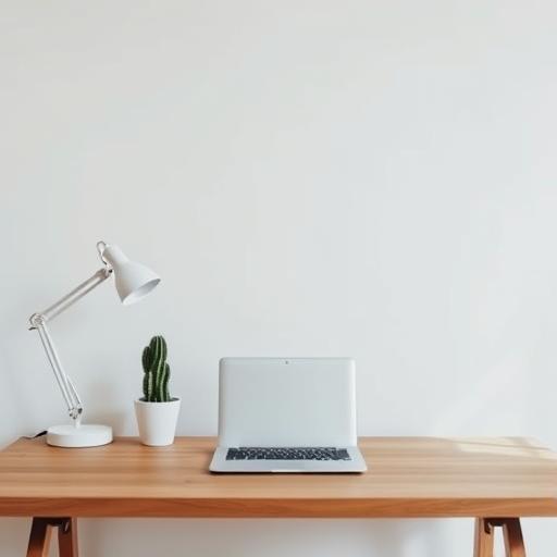 An uncluttered workspace symbolizing productivity and creativity.