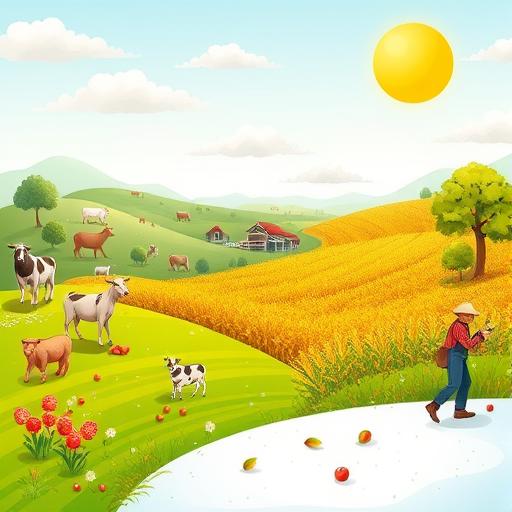 A country landscape showcasing the seasons, representing the changes needed for mindfulness