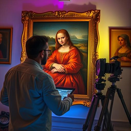 An artist in a studio, symbolizing creativity and motivation.