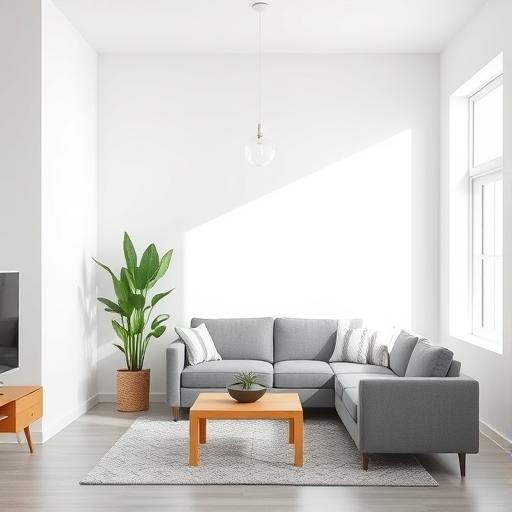 A spacious living room representing openness to new ideas and challenges.