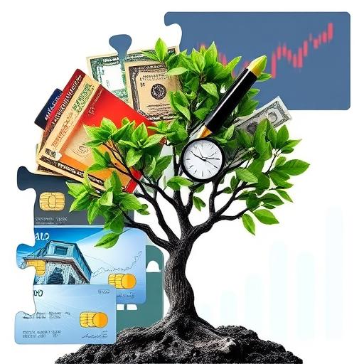 Creative montage of financial instruments, reflecting strategic actions