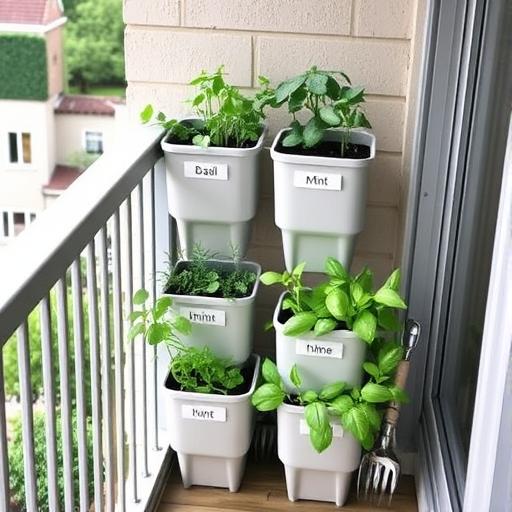 A balcony adorned with greenery symbolizing growth and a refreshing mindset.