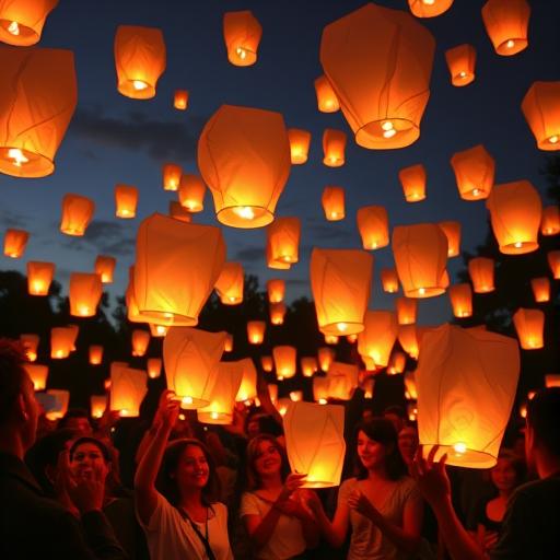 Festival of lights celebrating joy and community