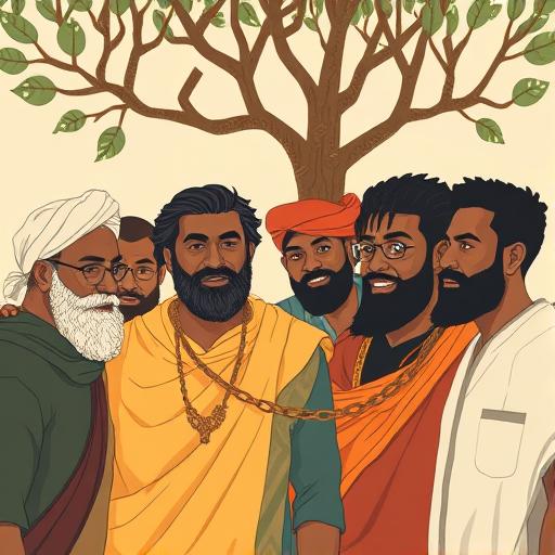 Illustration of a supportive community