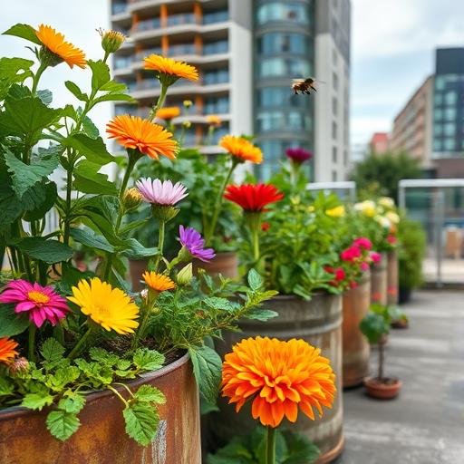 A close-up shot of colorful flowers, symbolizing the beauty that emerges from creative challenges.