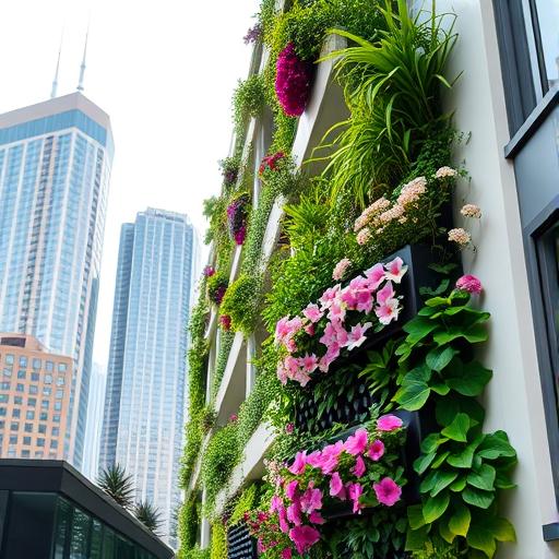 Vertical garden representing the growth and resilience of freelancers