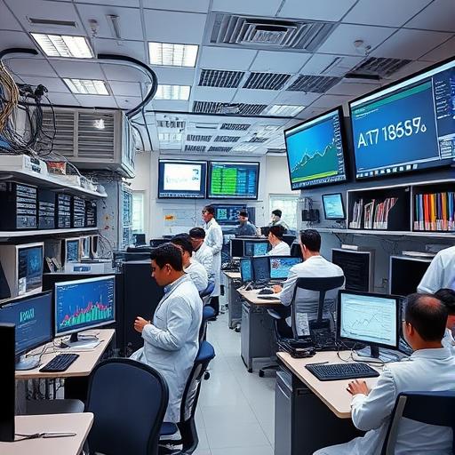 A bustling environment illustrating strategies for work-life balance