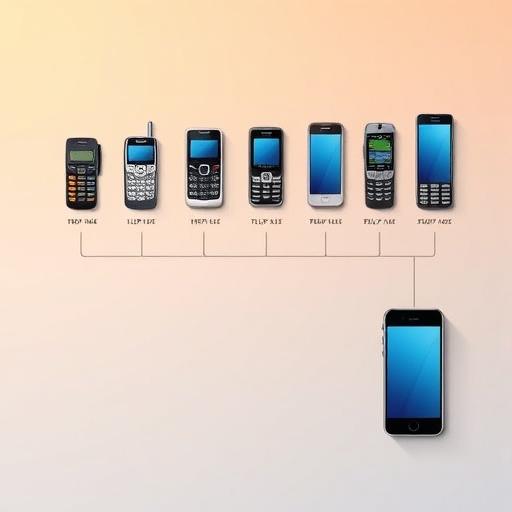 Evolution of mobile phones