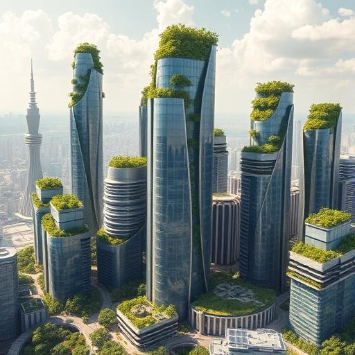 Futuristic cityscape symbolizing limitless possibility