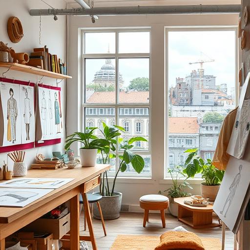Designer’s atelier filled with innovative sustainable designs