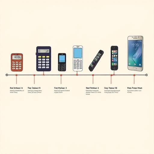Illustration showing the evolution of growth and progress as a metaphor for self-care journey