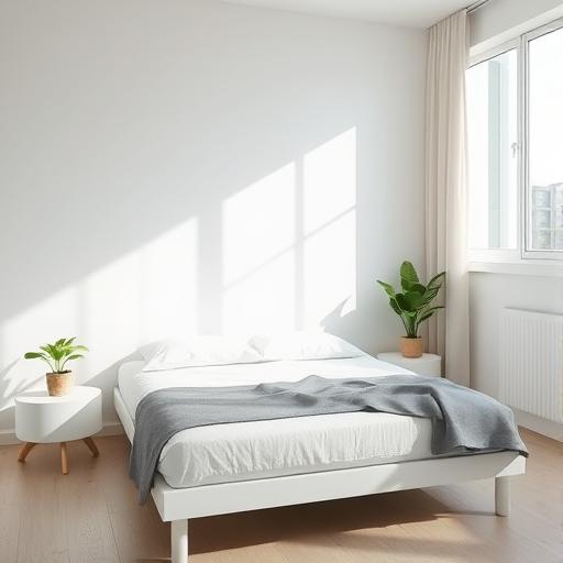 A serene bedroom representing the calm before the journey.