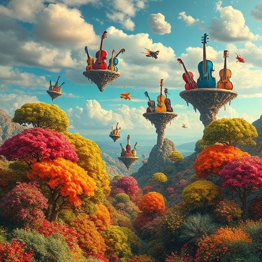 Surreal landscape symbolizing the journey inward