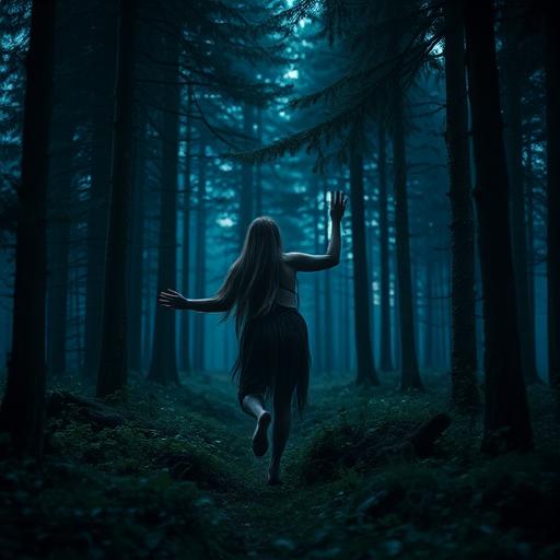 A breathtaking scene of a deep Scandinavian forest