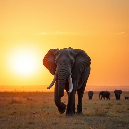 Mighty elephant symbolizing strength in overcoming doubt