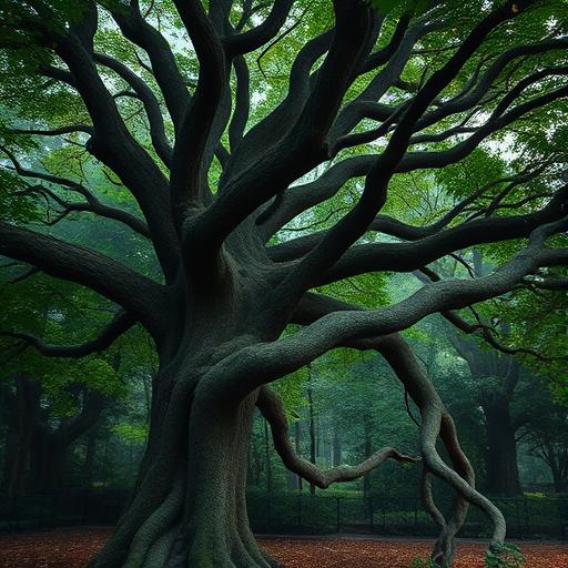 Ancient tree symbolizing deep-rooted consistency