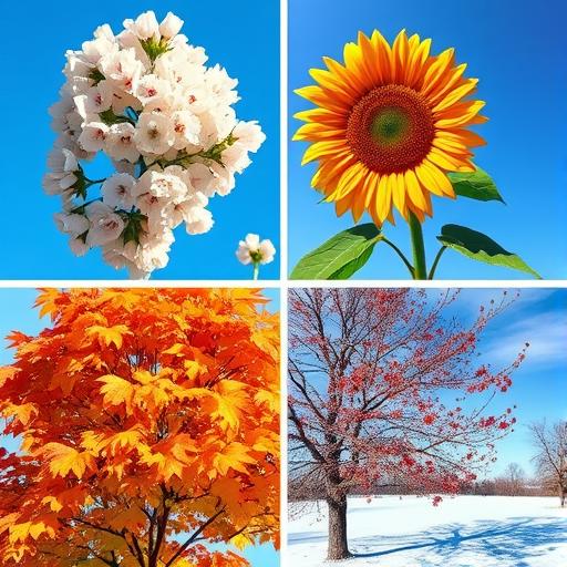A vibrant collage illustrating the transition between wellness and success