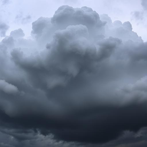 A panoramic view of dark clouds representing challenges
