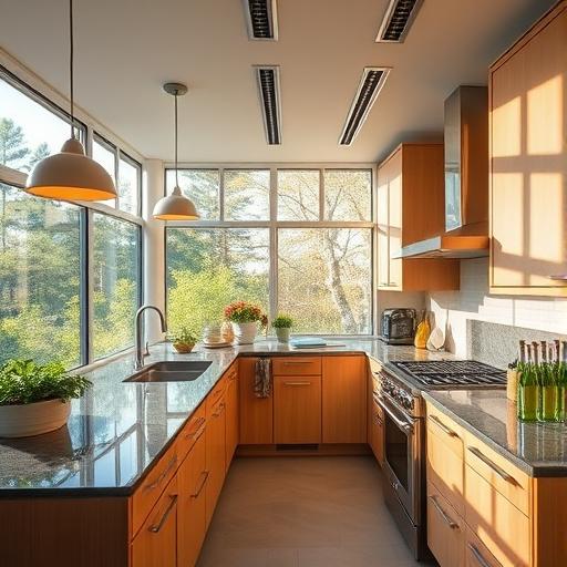 Artistic representation showcasing discipline in a vibrant kitchen