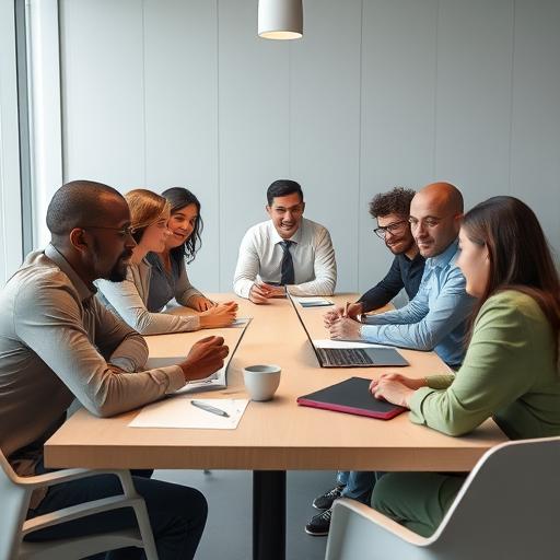 Diverse team collaborating to fuel motivation