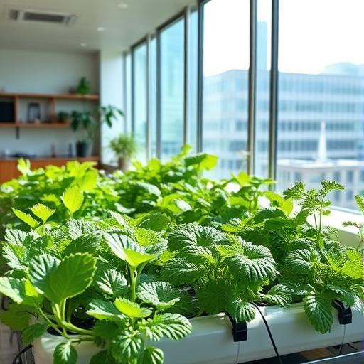 An inspiring indoor hydroponic garden setup