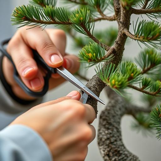 A close-up of a bonsai tree, symbolizing careful tending to personal growth.