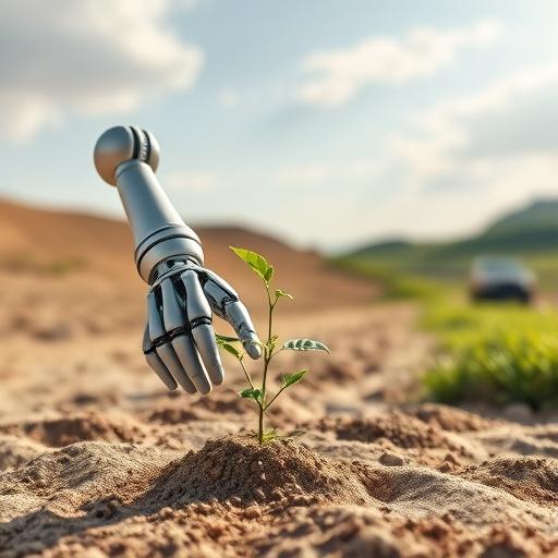 Robotic arm symbolizing consistent effort and habit formation
