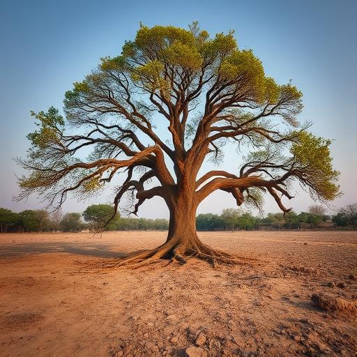 Time-lapse image of a growing tree symbolizing steady habit development