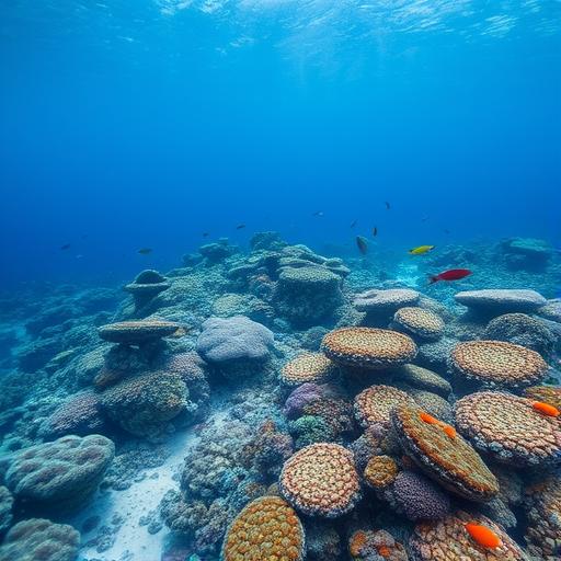 A vibrant coral reef teeming with colorful marine life, symbolizing diverse learning environments