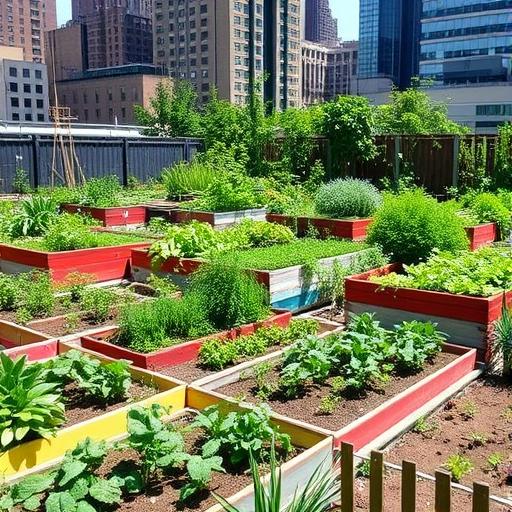 Community garden representing simplicity and sustainable growth
