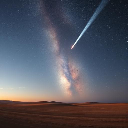 Starry sky over open landscape representing limitless potential