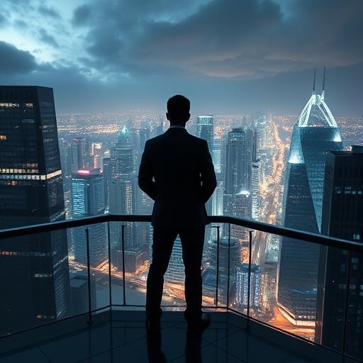 Futuristic cityscape symbolizing limitless potential