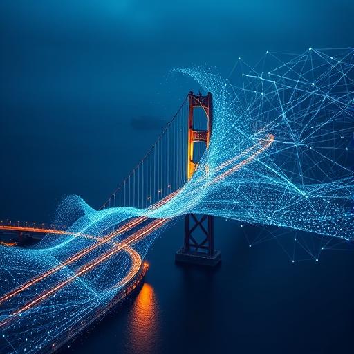 Bridge transforming into a path of progress