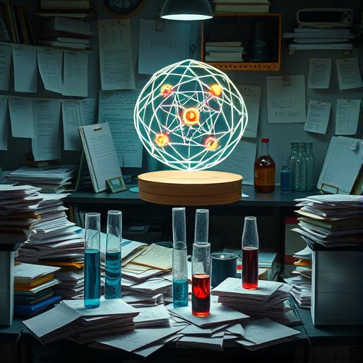 A cluttered desk showcasing structured planning and goal setting