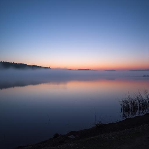 A peaceful lakeside scene symbolizing calmness in overcoming barriers