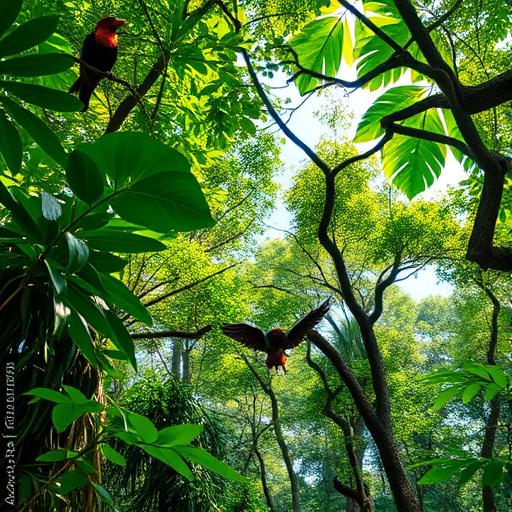 A vibrant and dense canopy of the Amazon rainforest representing growth and opportunity.