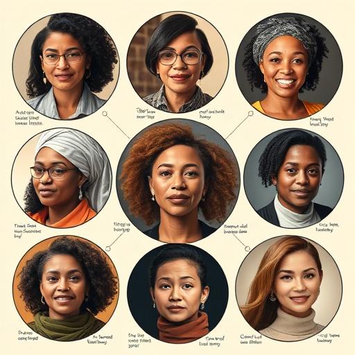 Collage of resilient leader faces